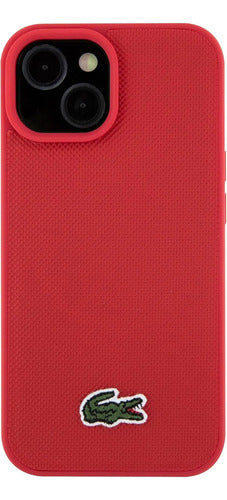 Funda Para iPhone 15 Lacoste Iconic Rojo