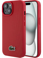 Funda Para iPhone 15 Lacoste Iconic Rojo