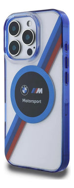 Funda Para iPhone 16 Pro Max Bmw Tricolor Azul