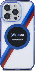 Funda Para iPhone 16 Pro Max Bmw Tricolor Azul