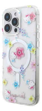 Funda Para iPhone 16 Pro Max Hello Kitty Joyful Transparente