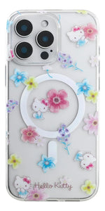 Funda Para iPhone 16 Pro Max Hello Kitty Joyful Transparente