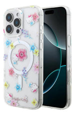 Funda Para iPhone 16 Pro Max Hello Kitty Joyful Transparente
