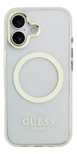 Funda Para iPhone 17 Guess Outline Oro