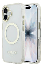 Funda Para iPhone 17 Guess Outline Oro
