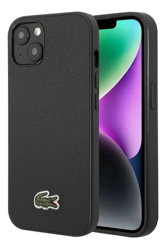 Funda Para iPhone 14 Lacoste Iconic Negro