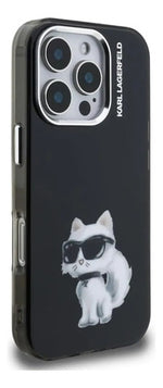 Funda Para iPhone 16 Pro Max Karl Lagerfeld Aquarelle Negro