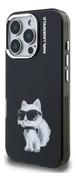 Funda Para iPhone 16 Pro Max Karl Lagerfeld Aquarelle Negro