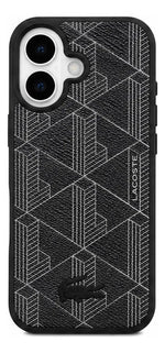 Funda Para iPhone 17 Lacoste Monogram Negro