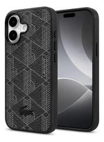 Funda Para iPhone 17 Lacoste Monogram Negro