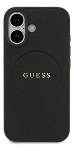 Funda Para iPhone 17 Guess Grained Negro