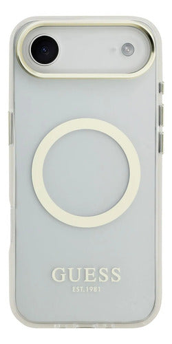 Funda Para iPhone 17 Air Guess Outline Oro