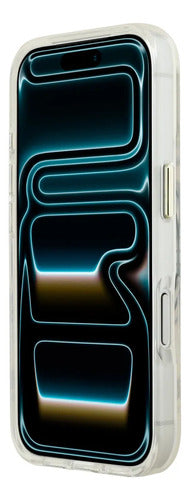 Funda Para iPhone 17 Pro Guess Outline Oro