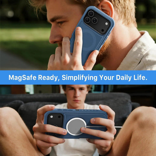 Funda Para iPhone 17 Pro Max Mybatpro Maverick Rogue Azul