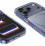 Funda Para iPhone 17 Pro Max Raptic Air Clear Azul