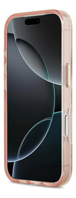 Funda Para iPhone 17 Pro Max Guess Leaves Rosa