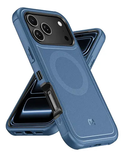 Funda Para iPhone 17 Pro Mybat Pro Maverick Rogue Azul