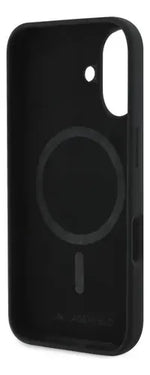 Funda Para iPhone 16 Karl Lagerfeld Silicon Heads Negro