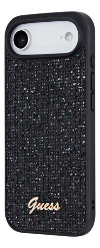 Funda Para iPhone 17 Air Guess Midnight Scrip Negro