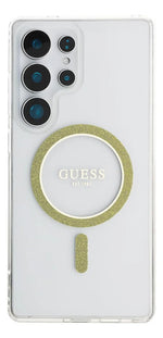 Funda Para Galaxy S25 Ultra Guess Sparkle Transparente