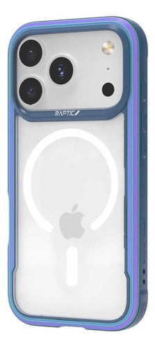 Funda Para iPhone 17 Pro Max Raptic Shield Aluminio Tornasol