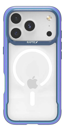 Funda Para iPhone 17 Pro Max Raptic Shield Aluminio Tornasol
