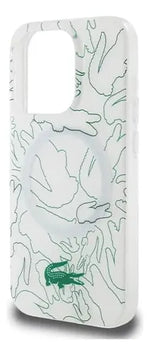 Funda Para iPhone 15 Pro Max Lacoste Shape Blanco