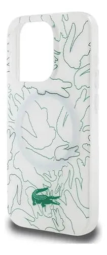 Funda Para iPhone 15 Pro Max Lacoste Shape Blanco