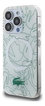 Funda Para iPhone 15 Pro Max Lacoste Shape Blanco