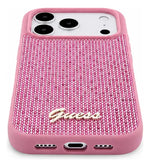 Funda Para iPhone 17 Pro Guess Midnight Scrip Rosa