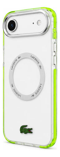 Funda Para iPhone 17 Air Lacoste Frosted Verde