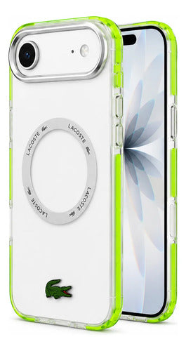 Funda Para iPhone 17 Air Lacoste Frosted Verde