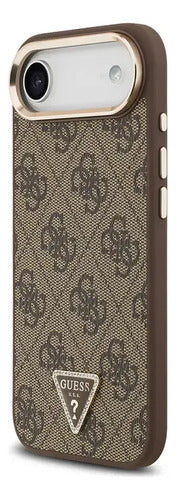 Funda Para iPhone 17 Air Guess Triangle Stand Café