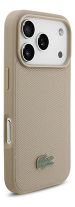 Funda Para iPhone 17 Pro Lacoste Iconic Café