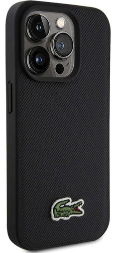 Funda Para iPhone 14 Pro Lacoste Iconic Negro