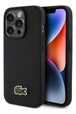 Funda Para iPhone 14 Pro Lacoste Iconic Negro