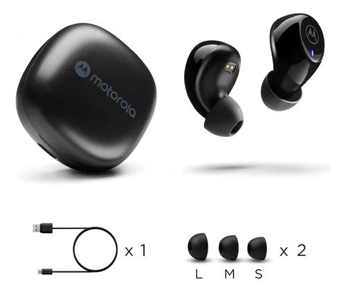 Audífonos Moto Buds 105 Bluetooth Motorola 19h Blanco