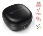 Audífonos Moto Buds 105 Bluetooth Motorola 19h Blanco