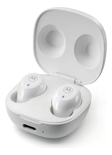 Audífonos Moto Buds 105 Bluetooth Motorola 19h Blanco