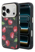 Funda Para iPhone 17 Pro Max Guess Cherry Negro