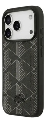 Funda Para iPhone 17 Pro Lacoste Monogram Negro