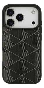 Funda Para iPhone 17 Pro Lacoste Monogram Negro