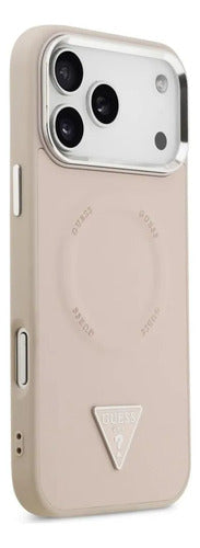 Funda Para iPhone 17 Pro Guess Triangle Rosa