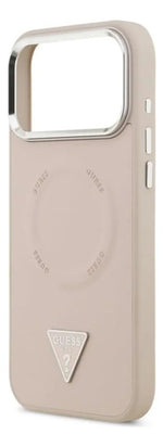Funda Para iPhone 17 Pro Max Guess Triangle Rosa