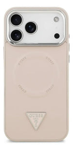 Funda Para iPhone 17 Pro Max Guess Triangle Rosa