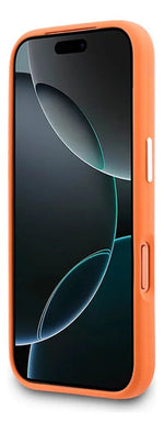 Funda Para iPhone 17 Pro Lacoste Silicone Naranja