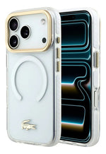 Funda Para iPhone 17 Pro Max Lacoste Gold Magsafe Original Blanco Gold