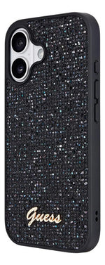 Funda Para iPhone 17 Guess Midnight Scrip Metal Original Negro Midnight