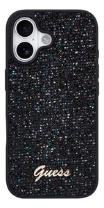 Funda Para iPhone 17 Guess Midnight Scrip Metal Original Negro Midnight