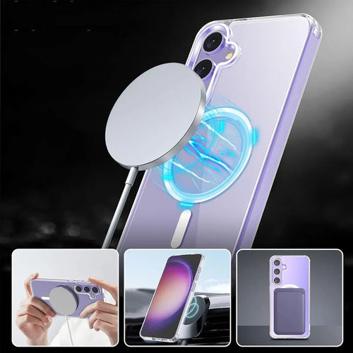 Funda Para Galaxy S26 Magnetic Clear Transparente